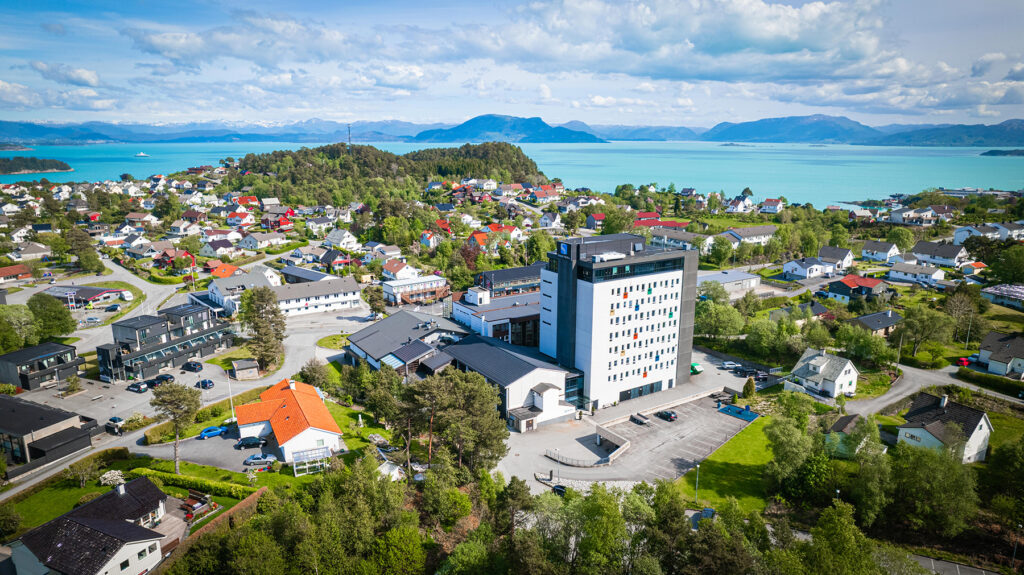 Stord Hotell dronefoto.
