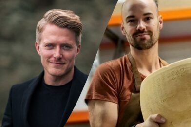 Pommelier Thor Oddvar Havn og osteekspert Arvid Notland